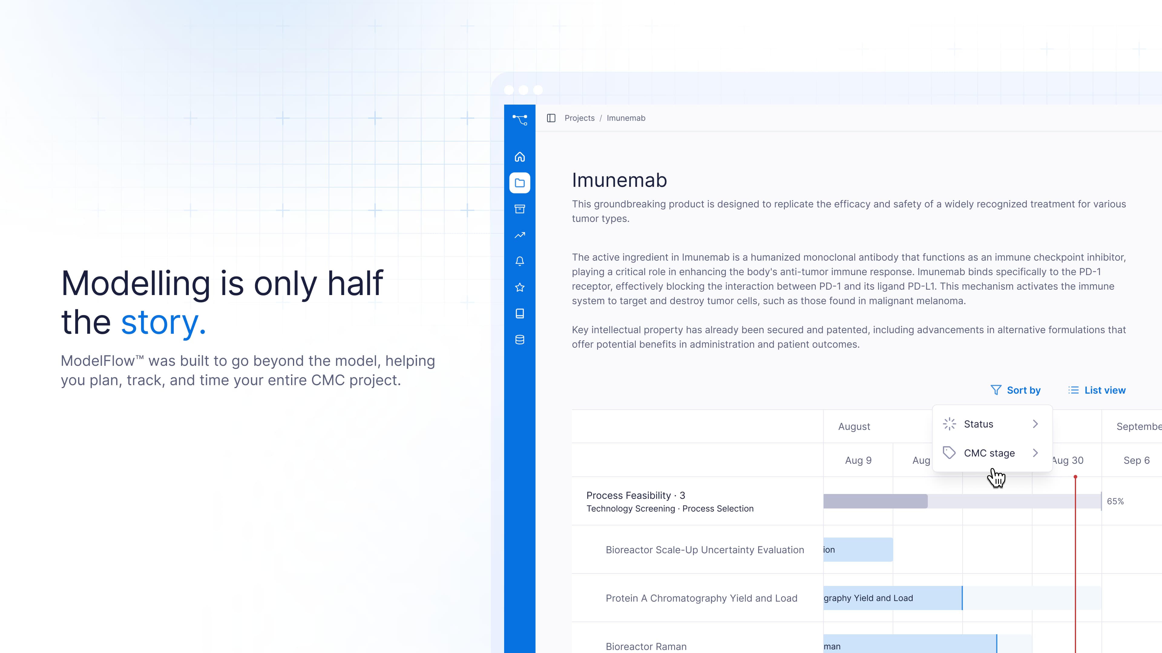 ModelFlow Gantt Chart
